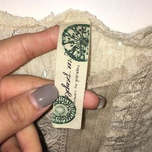 Free People- cream long sleeve